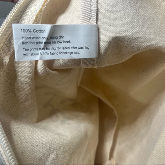 Canvas Zippered “and so the adventure begins” Pouch - Picture 6 of 8